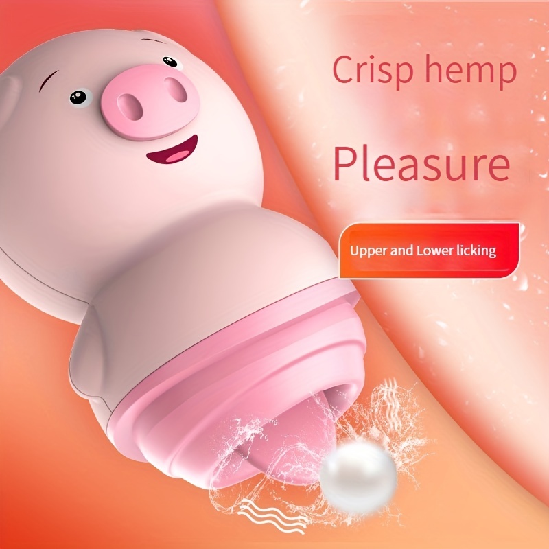 Female Tongue Licking Vibrator and Nipple Massager